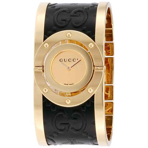 gucci ladies gold bangle watch|vintage Gucci bangle bezel watch.